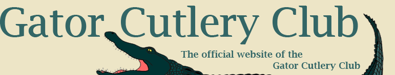 Gator Cutlery Club - the official website of the Gator Cutlery Club